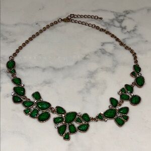 Elegant Green Gemstone Necklace